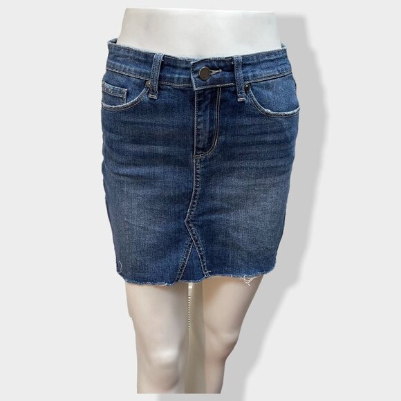 Jbd Just Black Denim Mini Skirt‎ - Picture 1 of 5